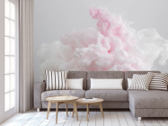 Фотообои Розовый абстрактный дым - 3