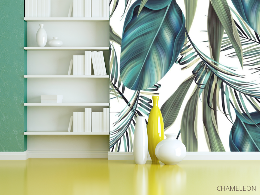 Фотошпалери Тропічні листя патерн - 3