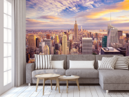 Фотообои Нью Йорк и красивое небо - 3