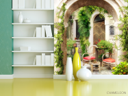 Фотошпалери Арка з листям - 3