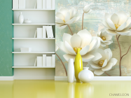 Фотошпалери 3Д лотоси - 3