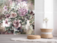 Фотошпалери квіти картина бузкова - 2