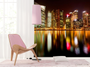 Фотошпалери Будинки,відблиски, вода - 4