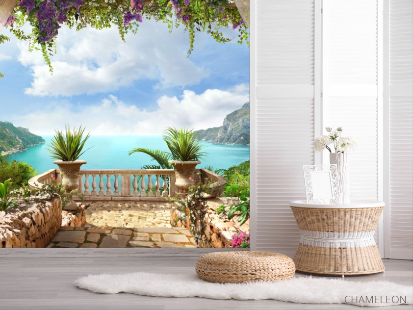 Фотошпалери Вид на море з балкона - 2