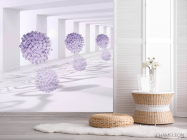 Фотошпалери кулі з квітів - 2