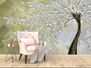 Фотообои Дерево объёмное 3д - 4