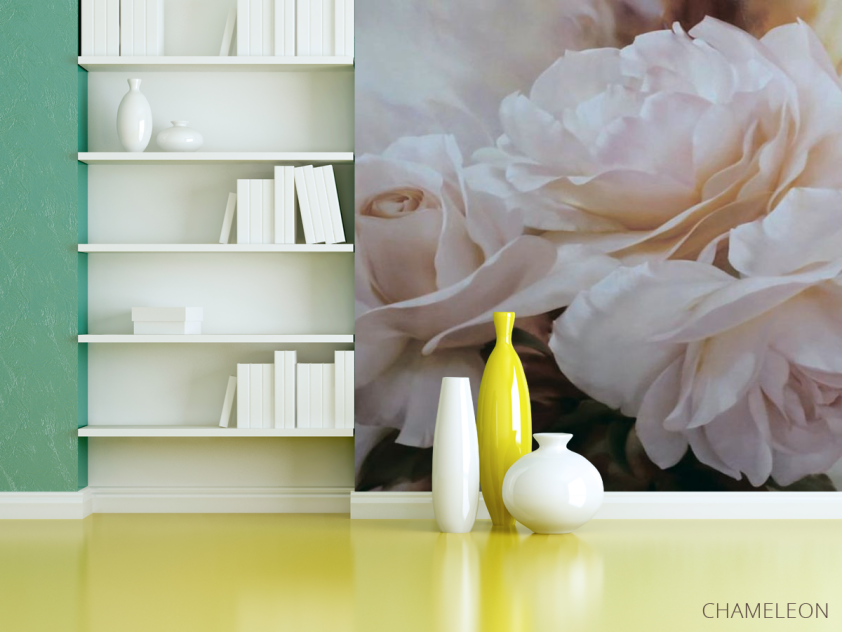 Фотошпалери Біла троянда - 3