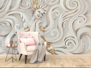 Фотообои Девушка 3д - 4