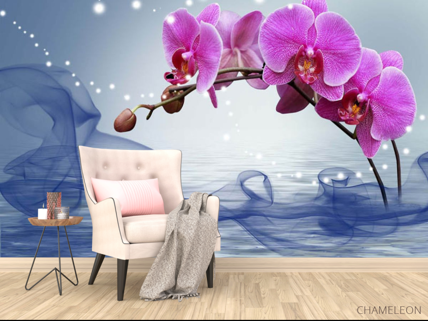 Фотообои 3д орхидея - 4