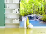 Фотошпалери Водоспад і дерева - 3