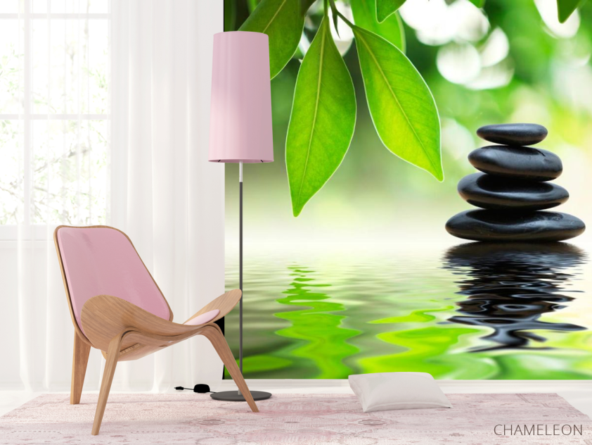 Фотообои Зелень, вода, камни - 4