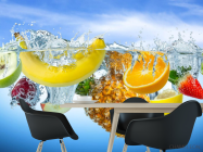 Фотошпалери Фрукти у воді - 1