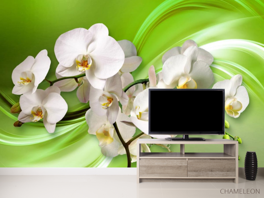 Фотообои 3д орхидеи - 2