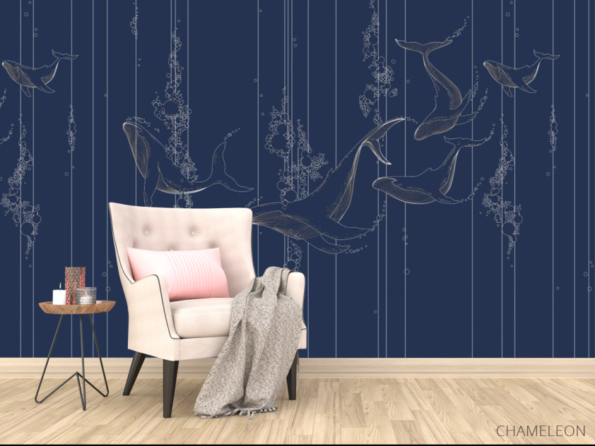 Фотообои цветы линии - 4