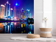 Фотошпалери Відображення Нью-Йорка у воді - 2