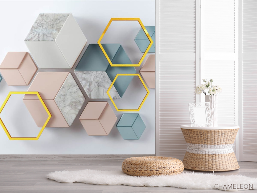 Фотошпалери 3Д, геометрія - 2