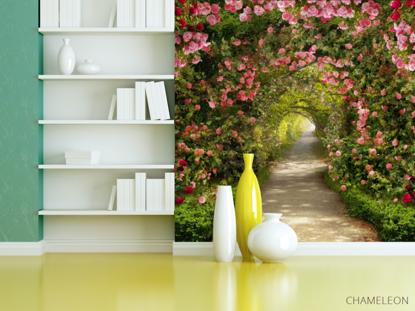 Фотошпалери Арка з квітів - 3