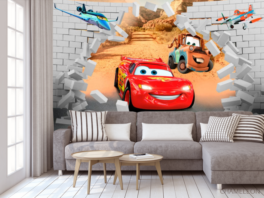 Фотообои Маквин 3Д - 3