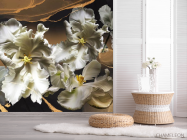 Фотошпалери махрові тюльпани 3d - 2