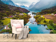 Фотообои пролив между озерами - 4