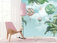 Фотообои Пальмы и воздушные шары - 4