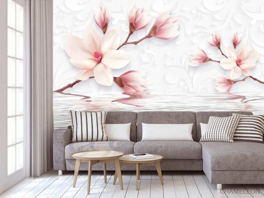 Фотообои 3d магнолия - 3