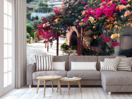 Фотообои цветочный дворик - 3