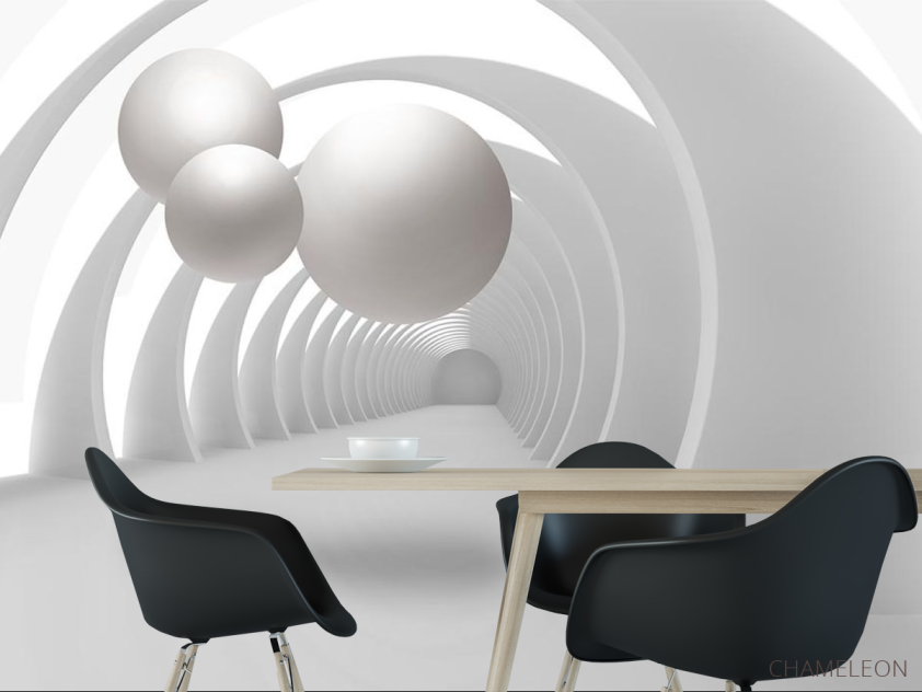 Фотошпалери Стереоскопічні кола - 1