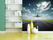 Фотошпалери літак над злітною смугою - 3