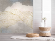 Фотошпалери Небо і абстракція в стилі line art - 2