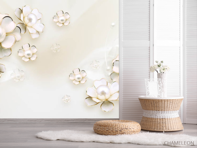 Фотошпалери 3Д квіти - 2