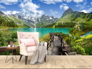 Фотообои Дорога к озеру - 4