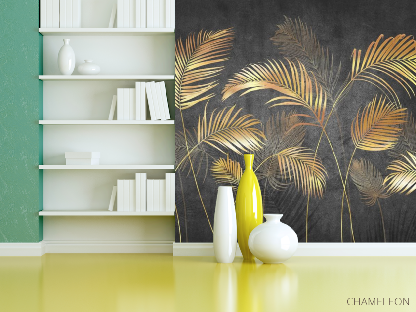 Фотошпалери золоте листя - 3