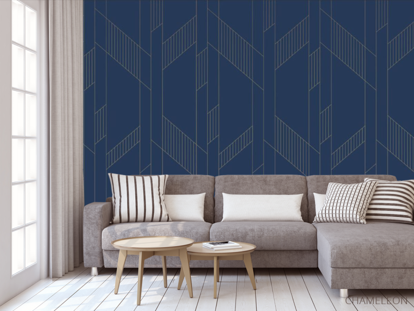 Фотообои панели в стиле line art - 3