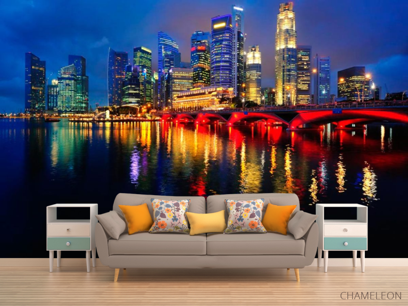 Фотообои Яркие краски города - 1