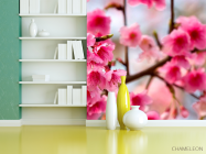 Фотошпалери Дерево з рожевими ветами - 3