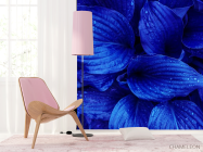 Фотошпалери сині листя - 4