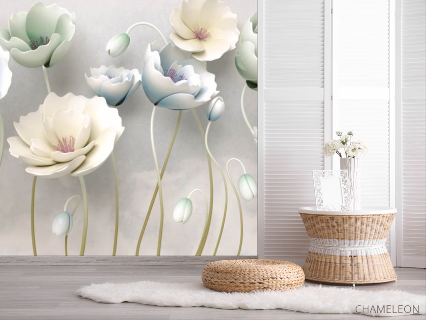 Фотошпалери 3D квіти - 2