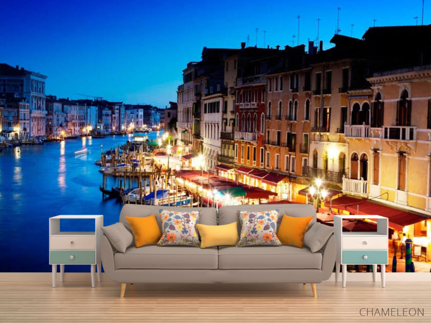 Фотообои Кафе у воды, Венеция - 1