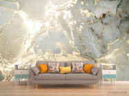 Фотообои Золотой Fluid art - 1