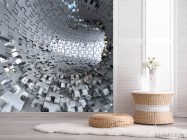 Фотошпалери 3Д тунель - 2