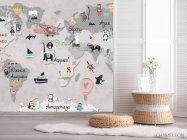 Фотошпалери Десткая карта - 2