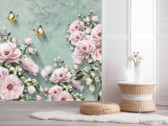 Фотошпалери Рожеві квіти - 2