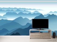 Фотообои синие горы - 2