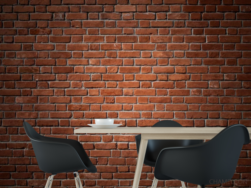 Фотошпалери Стіна з червоної цегли - 1