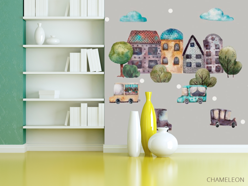 Фотообои Домики - 3