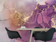 Фотошпалери рожевий флюїд арт - 1