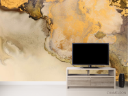 Фотообои Золотой fluid art - 2