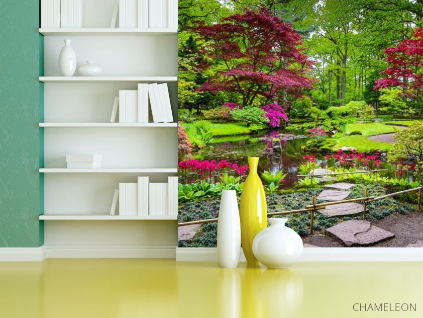 Фотошпалери цвітіння над водоймою - 3