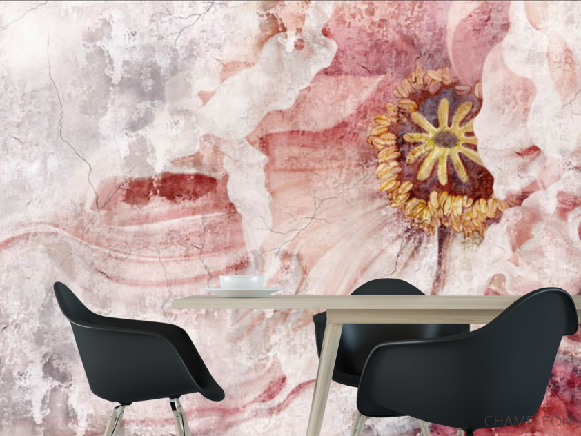 Фотошпалери дизайнерський Вінтажний квітка - 1